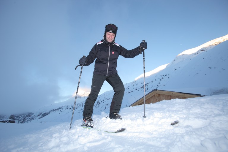 Bundesminister Bahr gesund im Schnee 2013