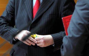 SPD Pressekonferenz Gabriel Steinbrueck
