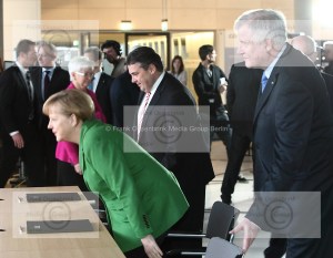 Merkel, Gabriel Seehofer Koalitionsvertrag