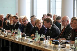 Koalitionsgespraeche SPD und Union