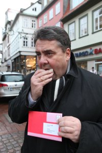 Gabriel und Willy in der Post